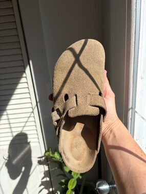 Birkenstock Boston suede clogs- color Taupe EU 39, US 8-8.5 women’s